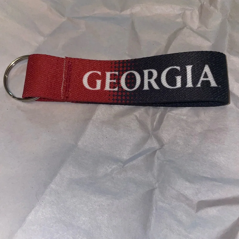 Georgia Red and Black UGA Keychain